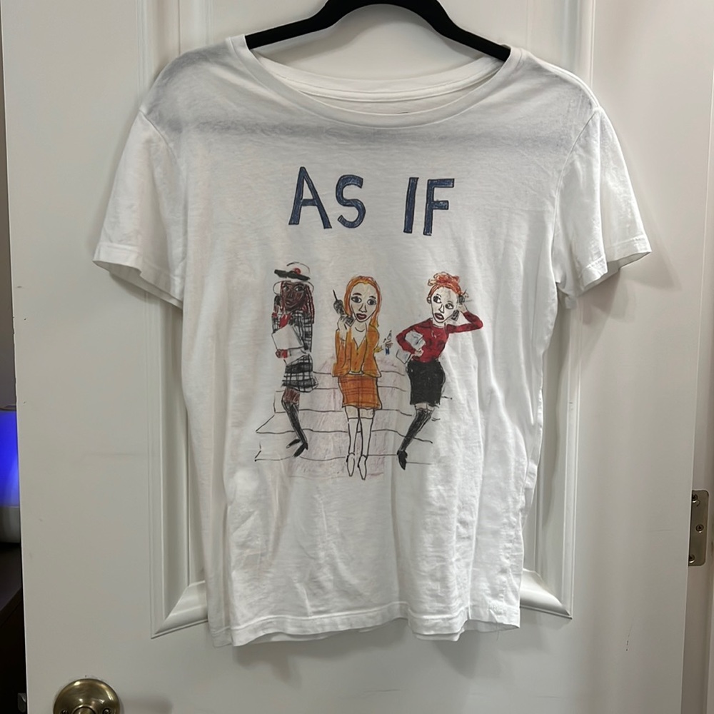 unfortunate portrait as if clueless t shirt